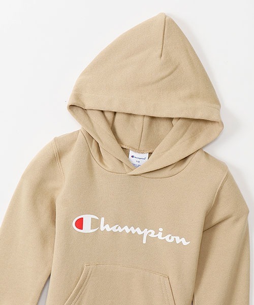 Champion(チャンピオン)の「【Champion/チャンピオン】キッズ ベーシック フーデッドスウェットシャツ(パーカー・キッズ・ネイビー/ブルー/ベージュ/ブラック/グレー/オフホワイト/チャコール/ブラウン/ベージュ系その他3・110/160/140/150/120/130/100)」の21枚目の写真