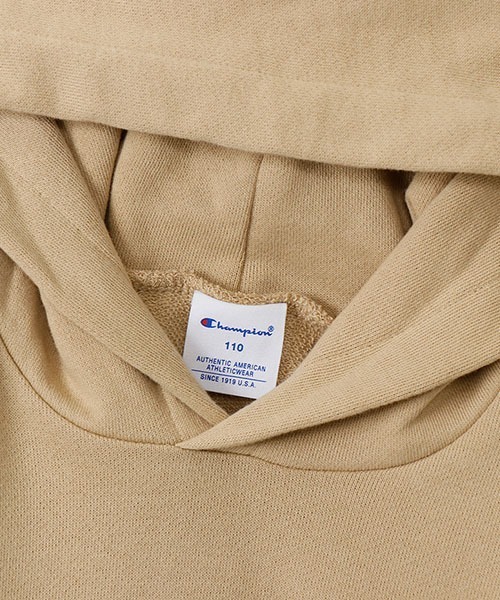 Champion(チャンピオン)の「【Champion/チャンピオン】キッズ ベーシック フーデッドスウェットシャツ(パーカー・キッズ・ネイビー/ブルー/ベージュ/ブラック/グレー/オフホワイト/チャコール/ブラウン/ベージュ系その他3・110/160/140/150/120/130/100)」の22枚目の写真