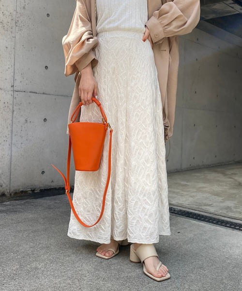 CAPRICIEUX LE'MAGE（カプリシューレマージュ）の「〈新色追加/イエロー〉カットレース6枚ハギスカート（スカート・レディース・アイボリー/ブラック/イエロー・FREE）」の9枚目の写真