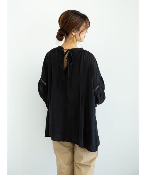 Sugar spoon（シュガースプーン）の「・SUGAR SPOON 2wayギャザーチュニック＊（シャツ/ブラウス・レディース・ピンクベージュ/オフホワイト/ブラック/グリーン系その他3・FREE）」の21枚目の写真