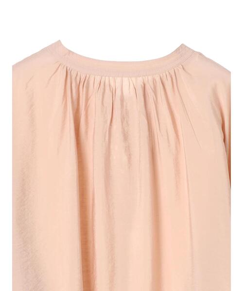 Sugar spoon（シュガースプーン）の「・SUGAR SPOON 2wayギャザーチュニック＊（シャツ/ブラウス・レディース・ピンクベージュ/オフホワイト/ブラック/グリーン系その他3・FREE）」の10枚目の写真