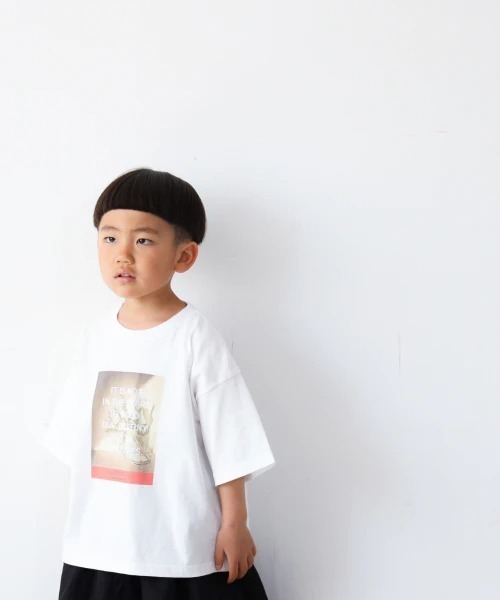 LOWRYS FARM（ローリーズファーム）の「フォトプリントＴＥＥＳＳ　938940（Tシャツ/カットソー・キッズ・ホワイト/チャコールグレー/オフホワイト・110cm/120cm/130cm/140cm/150cm）」の13枚目の写真