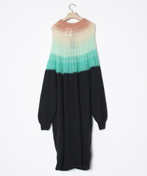 bedsidedrama（ベットサイドドラマ）の「bedsidedrama/ベッドサイドドラマ/オーロラモヘアニットコート（ブルゾン・レディース・A/B・2/1）」の11枚目の写真