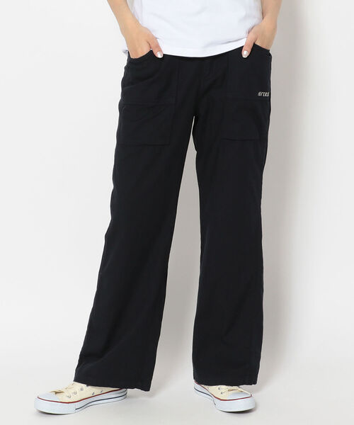 AVIREX(アヴィレックス)の「セミフレアパンツ/ SEMI FLARE PANT(その他パンツ・レディース・ブラック/オレンジ/オリーブ・MEDIUM/SMALL)」の2枚目の写真