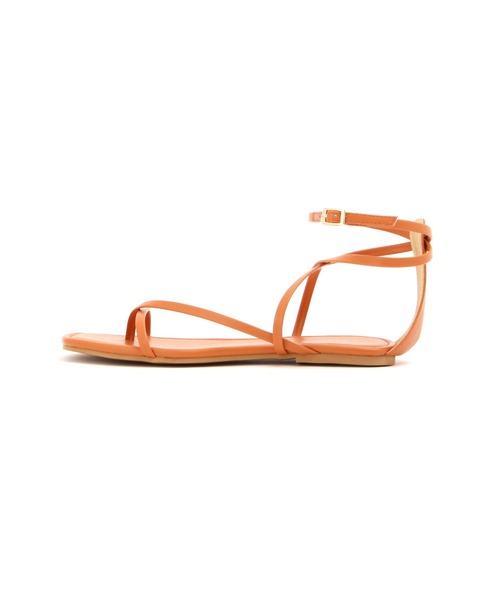 NATURAL BEAUTY BASIC（ナチュラルビューティーベーシック）の「アンクルナローストラップサンダル（サンダル・レディース・ブラック/オレンジ/ベージュ系その他・SMALL/MEDIUM/LARGE）」の15枚目の写真