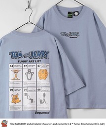 【TOM&JERRY/トム＆ジェリー】オーバーサイズ ファニーアート Ｔシャツ