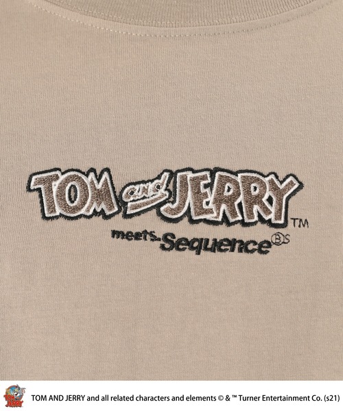 Tom&Jerry(トムアンドジェリー)の「【TOM&JERRY/トム&ジェリー】オーバーサイズ ファニーアート Tシャツ(Tシャツ/カットソー・メンズ・ベージュ/サックスブルー・M/L/XL)」の14枚目の写真