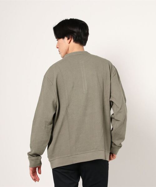 ALLSAINTS（オールセインツ）の「WRENLEY ORGANIC COTTON HENLEY | WRENLEY オーガニック コットン ヘンリー（Tシャツ/カットソー・メンズ・グリーン系・M/S/L/XS）」の8枚目の写真