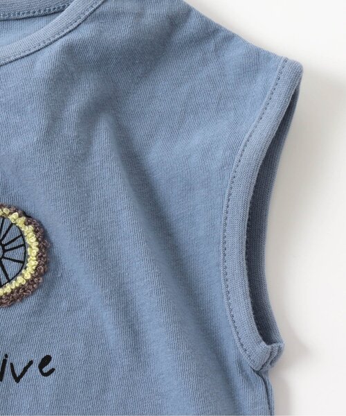 BREEZE（ブリーズ）の「2色2柄タンクトップ（タンクトップ・キッズ・ベージュ/ブルー・100/110/120/130/140/80/90）」の6枚目の写真