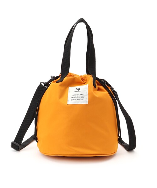 DRESKIP（ドレスキップ）の「◆【撥水】巾着ミニショルダー（ショルダーバッグ・レディース・アイボリー/ブラック/オリーブ/オレンジ・00）」の5枚目の写真