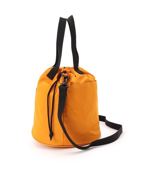 DRESKIP（ドレスキップ）の「◆【撥水】巾着ミニショルダー（ショルダーバッグ・レディース・アイボリー/ブラック/オリーブ/オレンジ・00）」の6枚目の写真