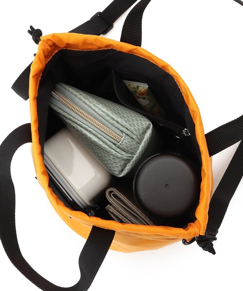 DRESKIP（ドレスキップ）の「◆【撥水】巾着ミニショルダー（ショルダーバッグ・レディース・アイボリー/ブラック/オリーブ/オレンジ・00）」の10枚目の写真