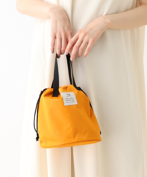 DRESKIP（ドレスキップ）の「◆【撥水】巾着ミニショルダー（ショルダーバッグ・レディース・アイボリー/ブラック/オリーブ/オレンジ・00）」の11枚目の写真