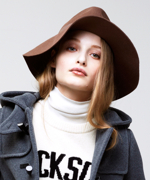 BEAUTY&YOUTH UNITED ARROWS（ビューティーアンドユースユナイテッドアローズ）の「BYSF フェルトビッグハット◆（ハット・レディース・ブラック/グレー/モカ・フリー）」の3枚目の写真