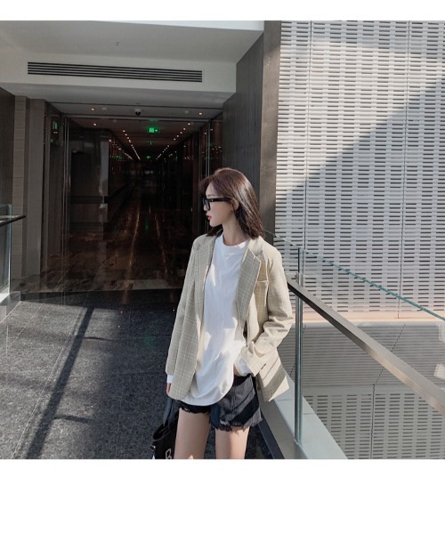 MAISON BREEZE(メゾンブリーズ)の「【MAISON BREEZE】オーバーサイズラグランロングTシャツ(Tシャツ/カットソー・レディース・ブラック/ホワイト・LARGE/MEDIUM)」の8枚目の写真