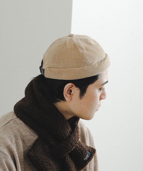 BEAMS HEART(ビームスハート)の「【ユニセックス】コード ロールキャップ(キャップ・メンズ・ブラック/ダークブラウン/ベージュ/ブラウン・ONE SIZE)」の4枚目の写真