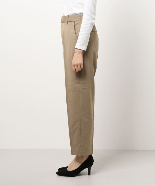 Te chichi（テチチ）の「麻調テーパードパンツ（その他パンツ・レディース・ベージュ/ブラウン・SMALL/MEDIUM）」の4枚目の写真