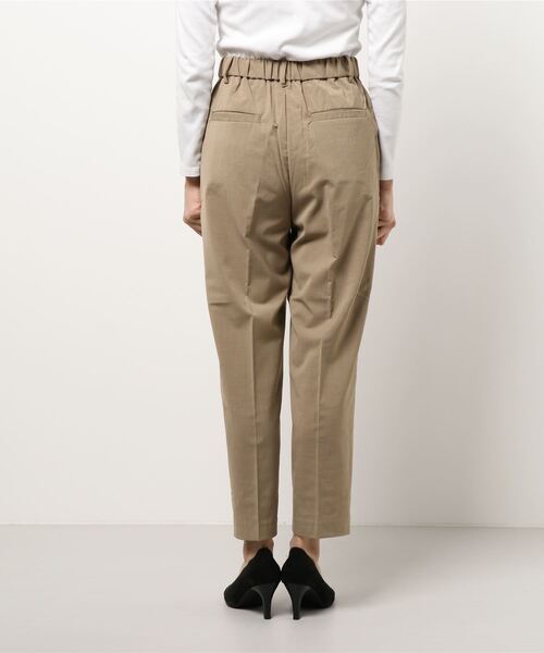 Te chichi（テチチ）の「麻調テーパードパンツ（その他パンツ・レディース・ベージュ/ブラウン・SMALL/MEDIUM）」の3枚目の写真