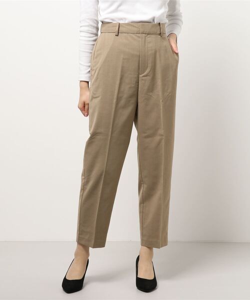 Te chichi（テチチ）の「麻調テーパードパンツ（その他パンツ・レディース・ベージュ/ブラウン・SMALL/MEDIUM）」の5枚目の写真