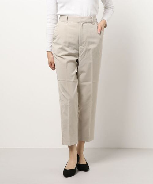 Te chichi（テチチ）の「麻調テーパードパンツ（その他パンツ・レディース・ベージュ/ブラウン・SMALL/MEDIUM）」の6枚目の写真