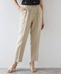 ドローストリングテーパードパンツ