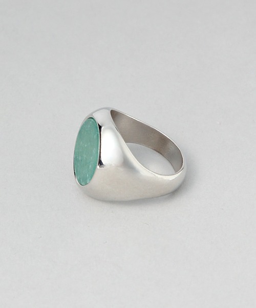 HARE(ハレ)の「Natural stoneリング(HARE)(リング・レディース・ブラック/グリーン/ゴールド/ゴールド系その他・FREE)」の10枚目の写真