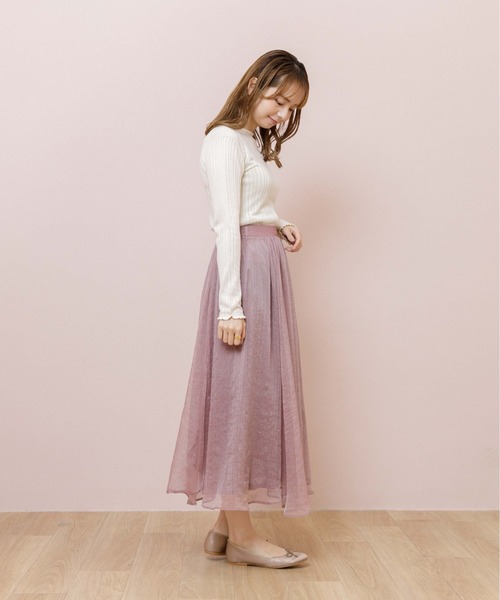 flower（フラワー）の「グロスリリースカート（スカート・レディース・グリーン/パープル・FREE）」の9枚目の写真
