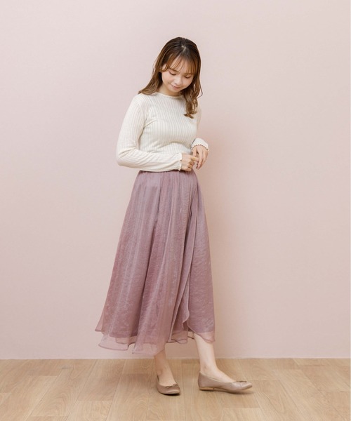 flower（フラワー）の「グロスリリースカート（スカート・レディース・グリーン/パープル・FREE）」の10枚目の写真