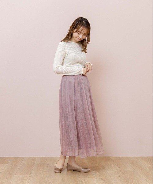 flower（フラワー）の「グロスリリースカート（スカート・レディース・グリーン/パープル・FREE）」の11枚目の写真