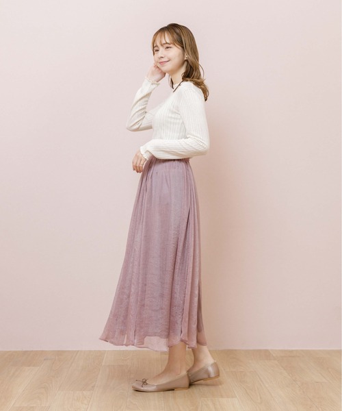 flower（フラワー）の「グロスリリースカート（スカート・レディース・グリーン/パープル・FREE）」の13枚目の写真