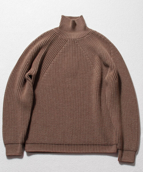 BATONER(バトナー)の「【WEB限定】【BATONER/バトナー】SIGNATURE TURTLE NECK BN-21FM-024 タートルネック ニット(ニット/セーター・メンズ・チャコールグレー/ブラック/ライトパープル/オレンジ/グリーン/ネイビー/オフホワイト/ベージュ・S/M/L)」の10枚目の写真
