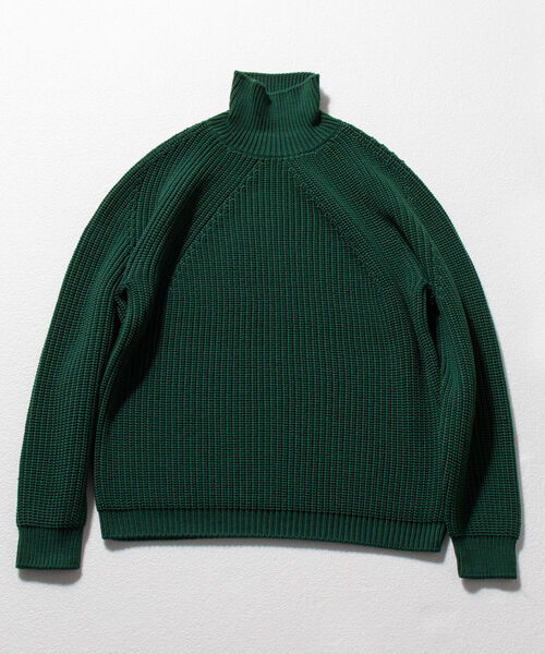 BATONER(バトナー)の「【WEB限定】【BATONER/バトナー】SIGNATURE TURTLE NECK BN-21FM-024 タートルネック ニット(ニット/セーター・メンズ・チャコールグレー/ブラック/ライトパープル/オレンジ/グリーン/ネイビー/オフホワイト/ベージュ・S/M/L)」の16枚目の写真