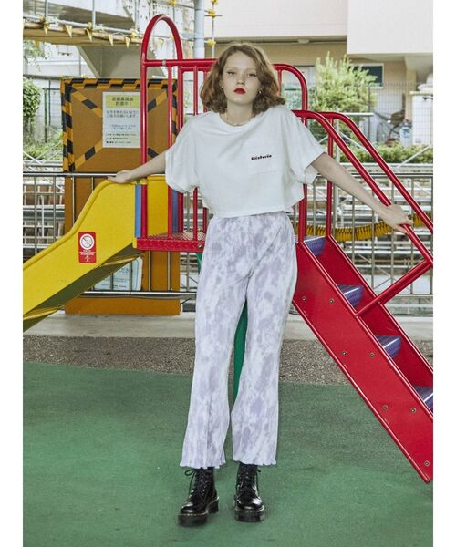 jouetie（ジュエティ）の「プリーツサテンイージパンツ（その他パンツ・レディース・ブラック/ブルー/パープル/ブラウン/その他1・MEDIUM）」の18枚目の写真