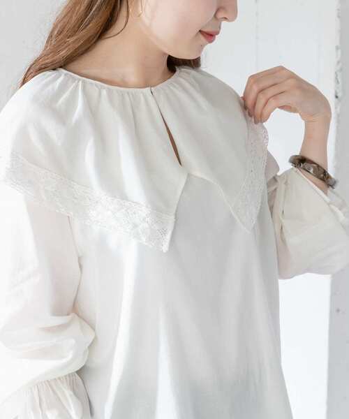 「URBAN RESEARCH Sonny Label」 長袖ブラウス FREE ホワイト レディース URBAN RESEARCH Sonny Label（アーバンリサーチサニーレーベル