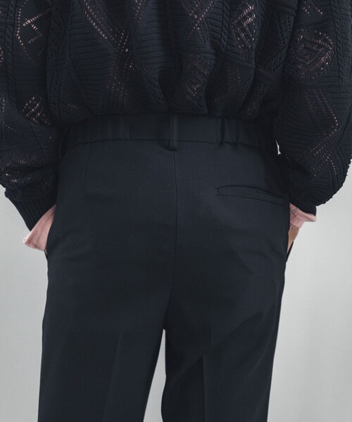 LiNoH(リノー)の「【LiNoH】JET BLACK FLARE PANTS(その他パンツ・メンズ・ブラック・1/2)」の4枚目の写真