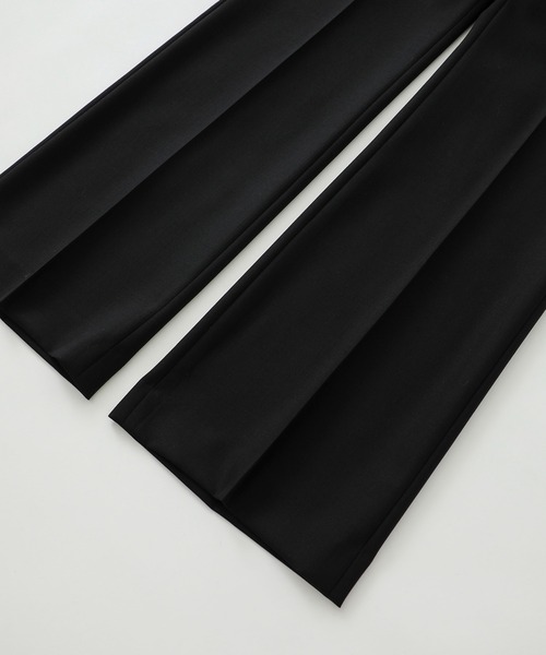 LiNoH(リノー)の「【LiNoH】JET BLACK FLARE PANTS(その他パンツ・メンズ・ブラック・1/2)」の9枚目の写真