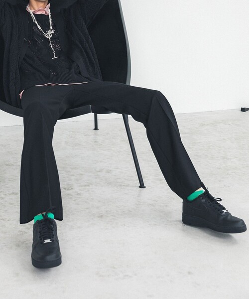 LiNoH(リノー)の「【LiNoH】JET BLACK FLARE PANTS(その他パンツ・メンズ・ブラック・1/2)」の7枚目の写真
