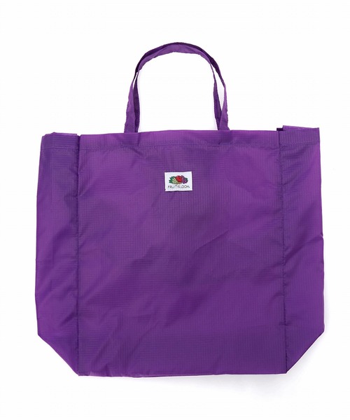 FRUIT OF THE LOOM(フルーツオブザルーム)の「【FRUIT OF THE LOOM】ROUND PACKABLE BAG/パッカブルバック(トートバッグ・メンズ・レッド/オレンジ/パープル/グリーン・FREE)」の3枚目の写真