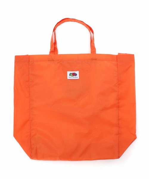 FRUIT OF THE LOOM(フルーツオブザルーム)の「【FRUIT OF THE LOOM】ROUND PACKABLE BAG/パッカブルバック(トートバッグ・メンズ・レッド/オレンジ/パープル/グリーン・FREE)」の4枚目の写真