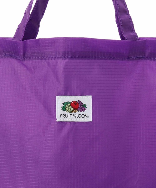 FRUIT OF THE LOOM(フルーツオブザルーム)の「【FRUIT OF THE LOOM】ROUND PACKABLE BAG/パッカブルバック(トートバッグ・メンズ・レッド/オレンジ/パープル/グリーン・FREE)」の9枚目の写真