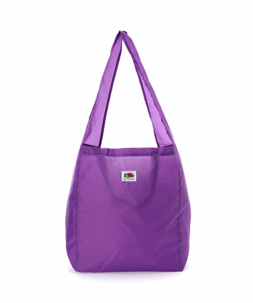 FRUIT OF THE LOOM(フルーツオブザルーム)の「【FRUIT OF THE LOOM】ROUND PACKABLE BAG/パッカブルバック(トートバッグ・メンズ・レッド/オレンジ/パープル/グリーン・FREE)」の8枚目の写真