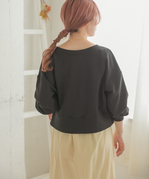 ITEMS URBANRESEARCH（アイテムズ アーバンリサーチ）の「2WAYスウェット（スウェット・レディース・ブラック/グレー/オフホワイト/レッド系その他・FREE）」の7枚目の写真