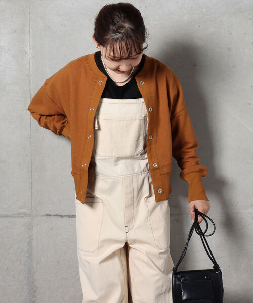 fredy repit(フレディレピ)の「カットソースナップカーディガン(カーディガン/ボレロ・レディース・ホワイト系その他4/ブラック/ブラック系その他3/キャメル・38)」の11枚目の写真