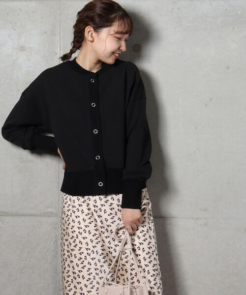 fredy repit(フレディレピ)の「カットソースナップカーディガン(カーディガン/ボレロ・レディース・ホワイト系その他4/ブラック/ブラック系その他3/キャメル・38)」の17枚目の写真