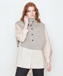 AEWEN MATOPH | ＜AEWEN MATOPH（イウエン マトフ）＞ウール ハイネック ニットベスト(ニット/セーター)