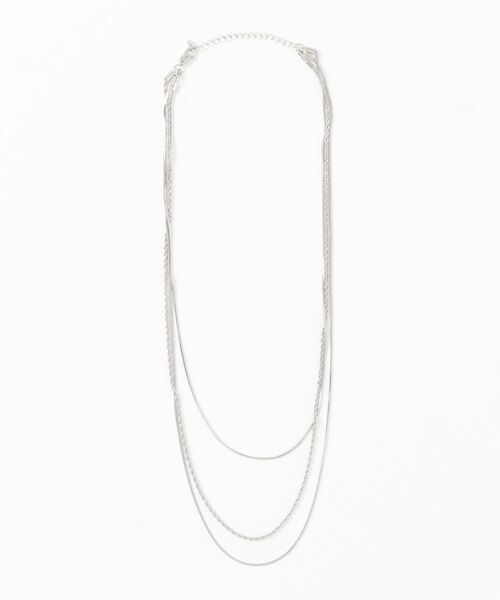 DONOBAN（ドノバン）の「3連チェーンネックレス（ネックレス・レディース・シルバー・F）」の14枚目の写真