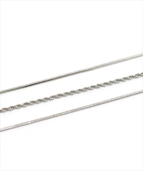 DONOBAN（ドノバン）の「3連チェーンネックレス（ネックレス・レディース・シルバー・F）」の11枚目の写真