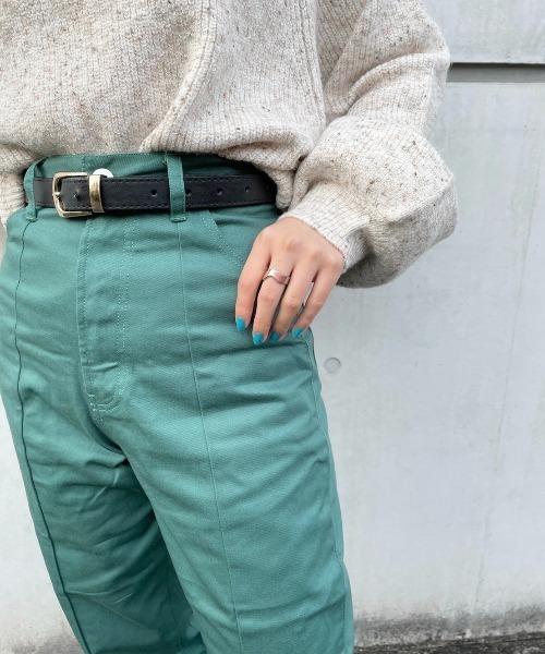 nemne store（ネンネストア）の「夢をつかむセンタースリットデニムパンツ（デニムパンツ・レディース・ブラック/インディゴブルー/ブルー/ピンク/グリーン・SMALL/MEDIUM）」の15枚目の写真