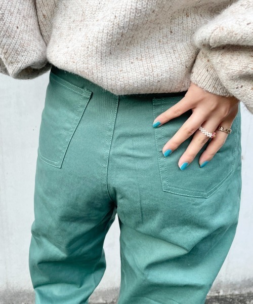 nemne store（ネンネストア）の「夢をつかむセンタースリットデニムパンツ（デニムパンツ・レディース・ブラック/インディゴブルー/ブルー/ピンク/グリーン・SMALL/MEDIUM）」の16枚目の写真