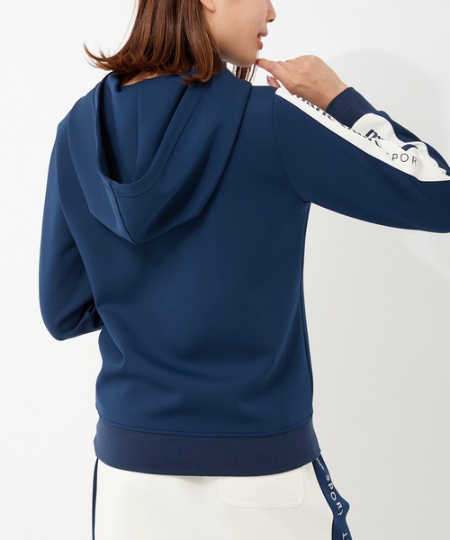 セール Marie Marie Claire Golf マリクレール ゴルフ 袖ライン Claire 軽量ダンボール素材 パーカー ビックシルエット パーカー 保温機能 パーカー Marie Claire マリ クレール のファッション